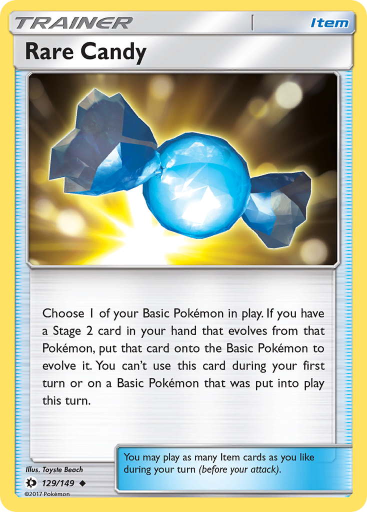Sun & Moon Rare Candy #129/149